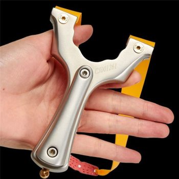 Chicken-flat-precision stainless steel slingshot, high-quality